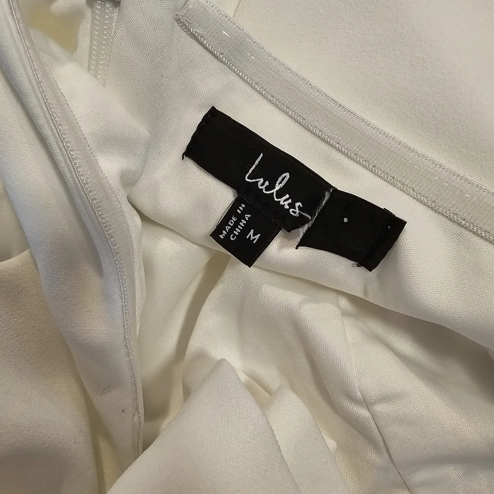 Lulus Unstoppable Stunner White Ruffled One-Shoulder Mini Dress